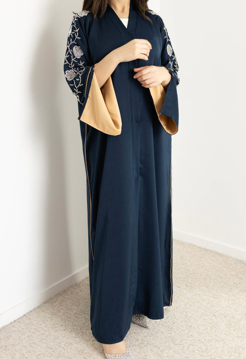 Abaya AMIRA blue navy